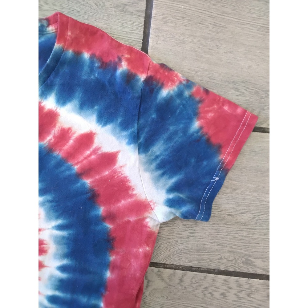 Universal Thread Denim Shorts & Gildan Tie Dye Shirt Set Patriotic Outfit 8/29 - Picture 5 of 8